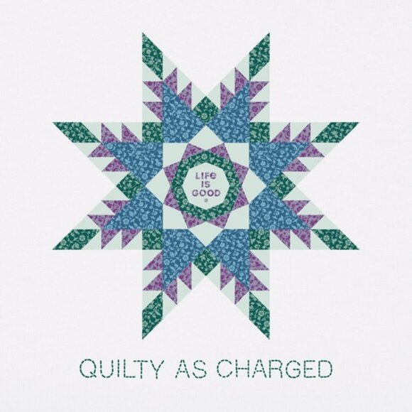 Life Is Good Tops - Life Is Good Women's Quilty as Charged Crusher Tee